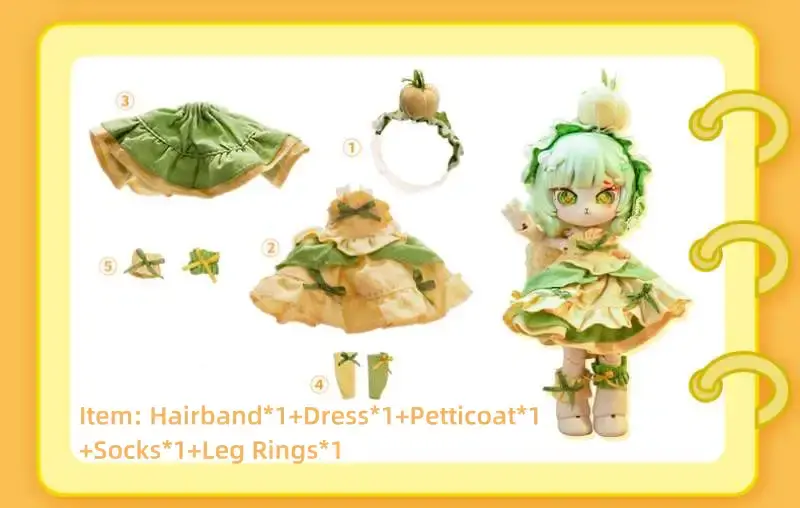 Thumbnail: 「COME4FREE」Dessert Series 1/12 BJD Limited Clothing Set