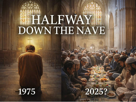 A Cathedral, a Conversion, and a photograph that has broken my heart. The surrender of Bristol Cathedral to Islam.