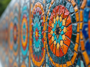 Creatively Mosaiced Messages of sparkling hope with Susan Dunlop