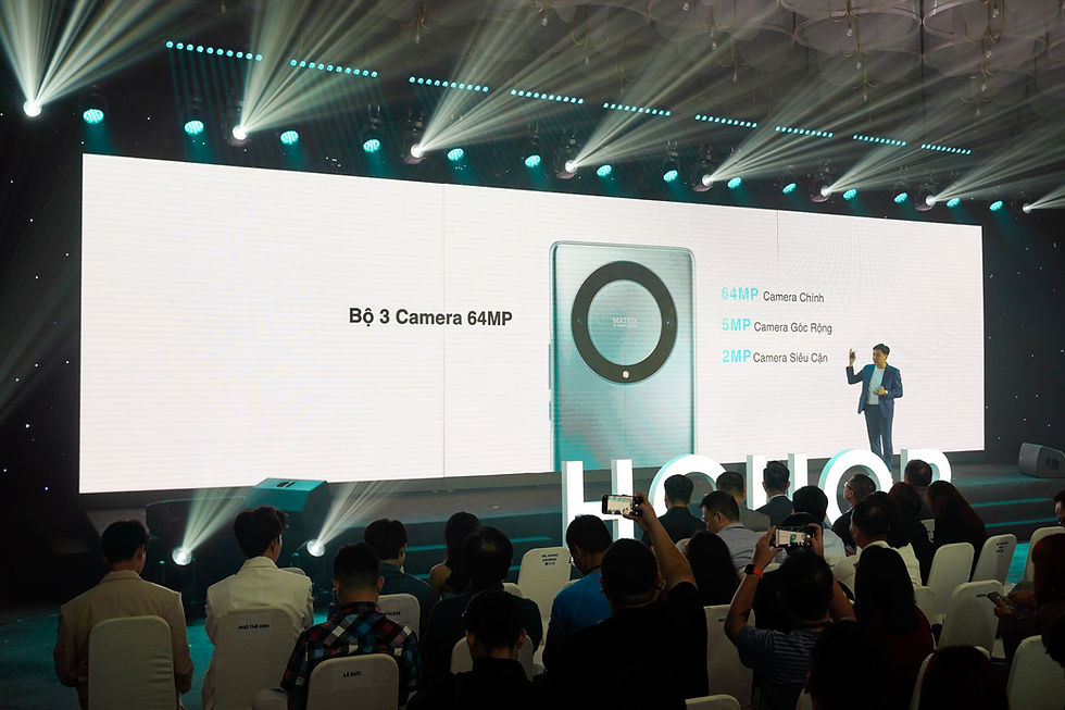 Hệ thống ba camera 64MP cung cấp khả năng chụp ảnh chất lượng cao