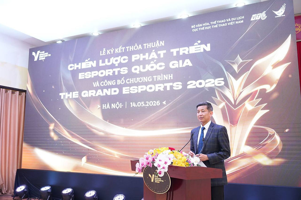 Cục trưởng Cục Thể dục thể thao Việt Nam Nguyễn Danh Hoàng Việt phát biểu tại Lễ ký kết