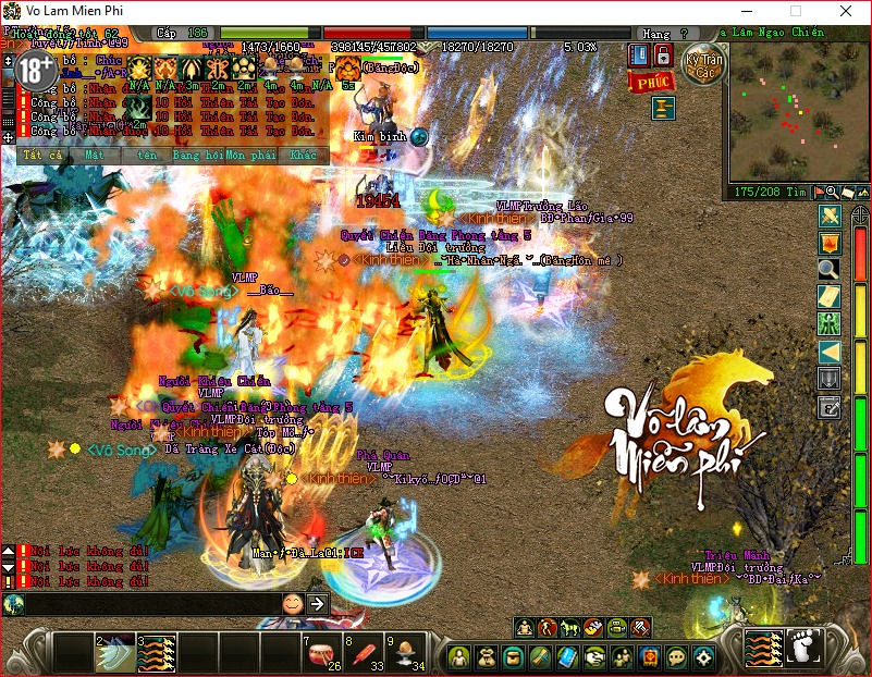 Những tựa game trong dòng game Võ Lâm Truyền Kỳ - Kiếm Thế luôn thu hút đông đảo người chơi.