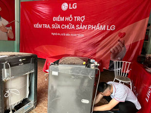 Nhiều điểm hỗ trợ kiểm tra, sửa chữa các sản phẩm LG được triển khai