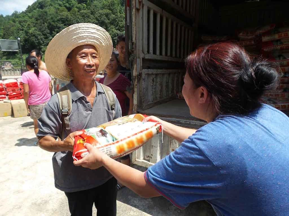 Flood Relief Work in Guizhou Province, China.
