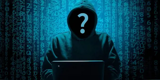 An image of a hacker wearing a hoodie.