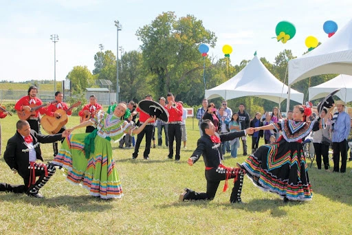 The Hispanic fair at Fayetteville.