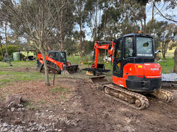 Earthworks for driveway
