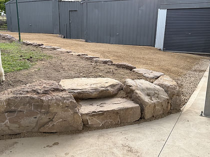 Driveway, retaining walla and steps.jpg