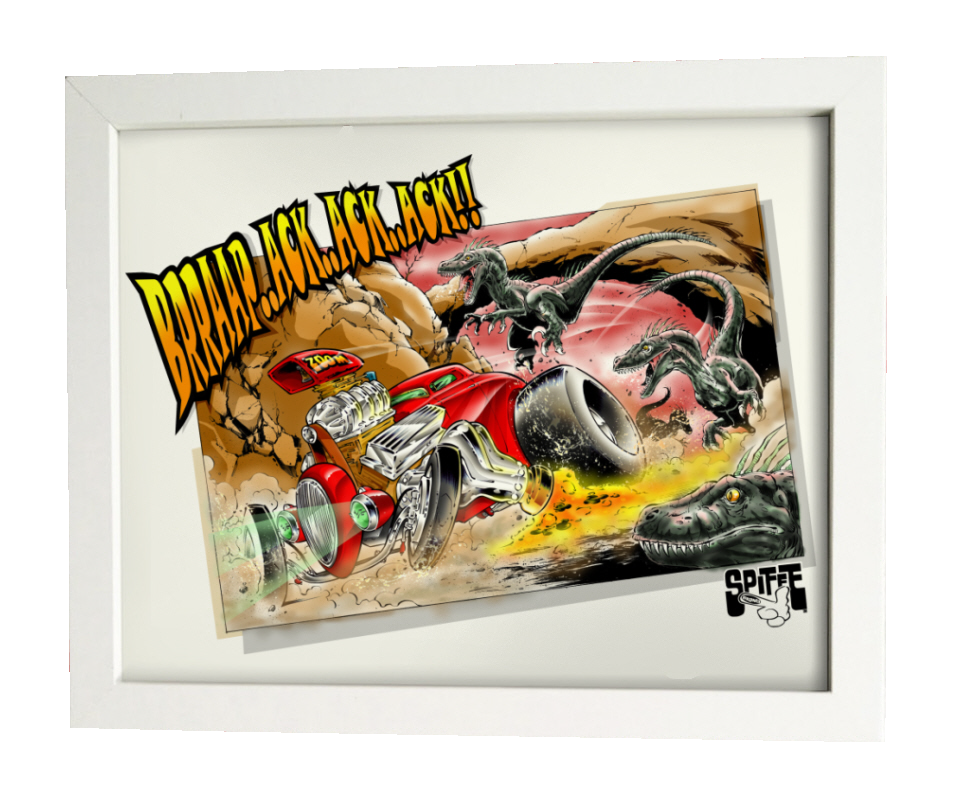 Raptor-Pursuit limited edition print