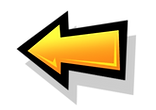 Image of arrow pointing to the upper left