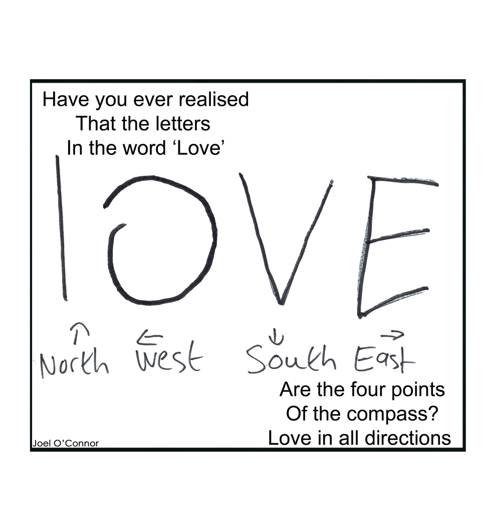 Love in all directions