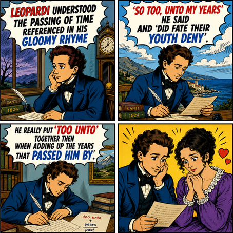 Leopardi's poem to Sylvia