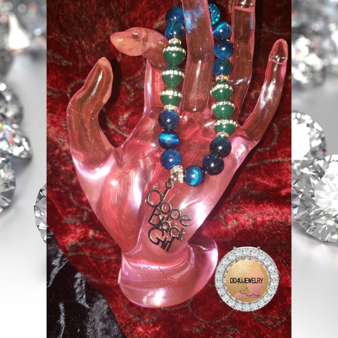 Blue/Green Dope Black Girl Bracelets