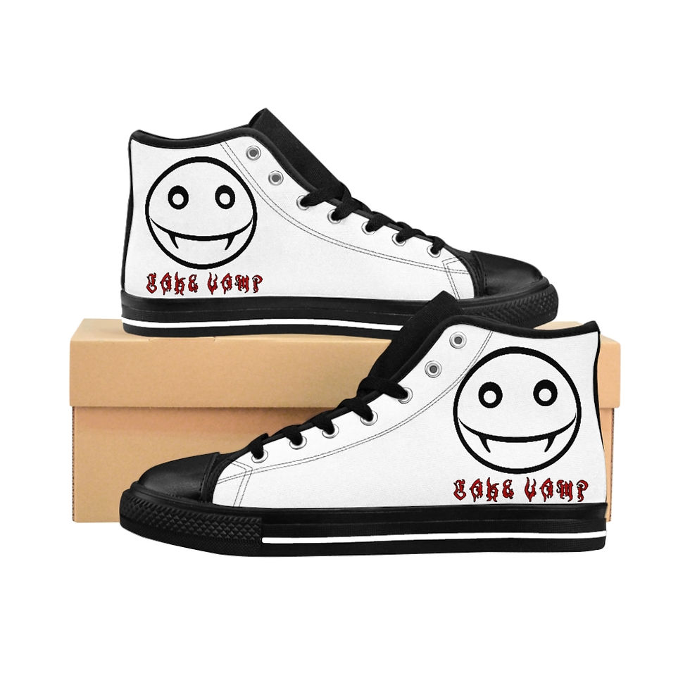 Jake Vamp Smile & Name High-top Sneakers
