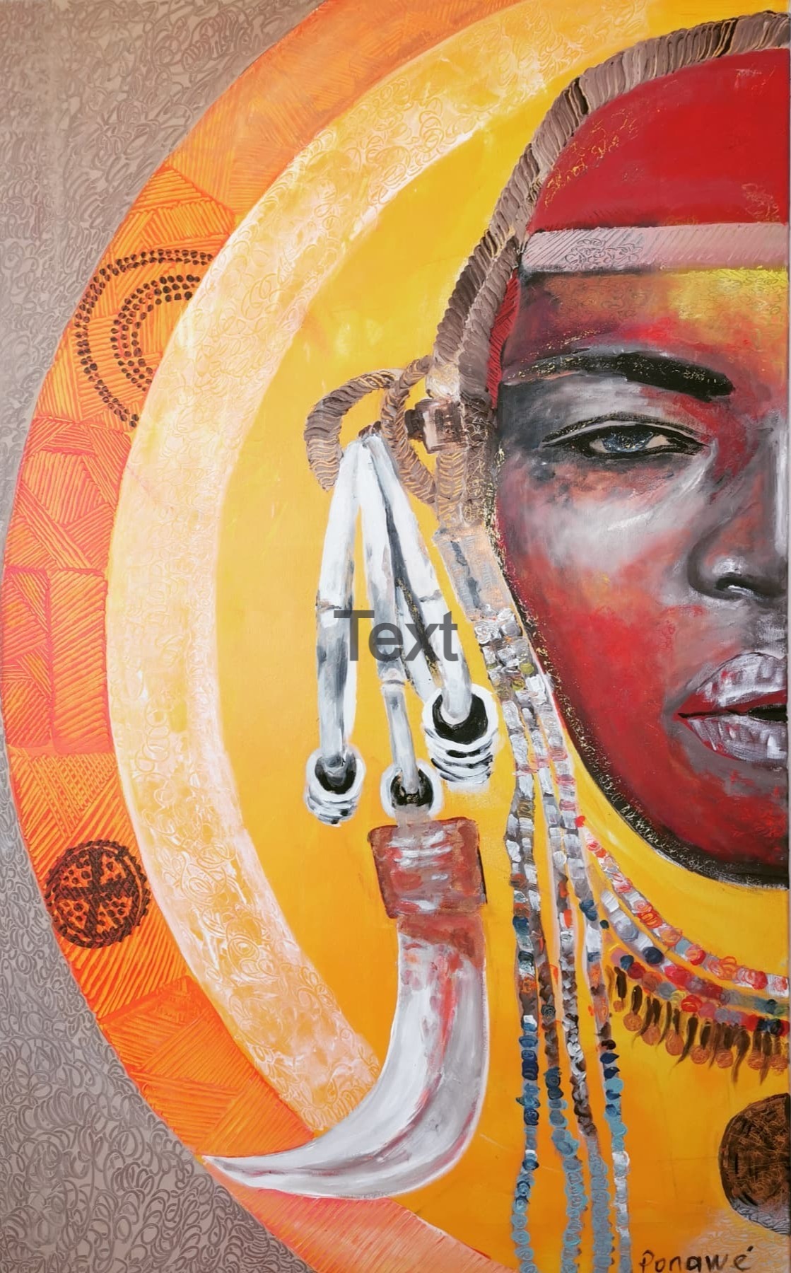 Mursi-Woman without lip plate