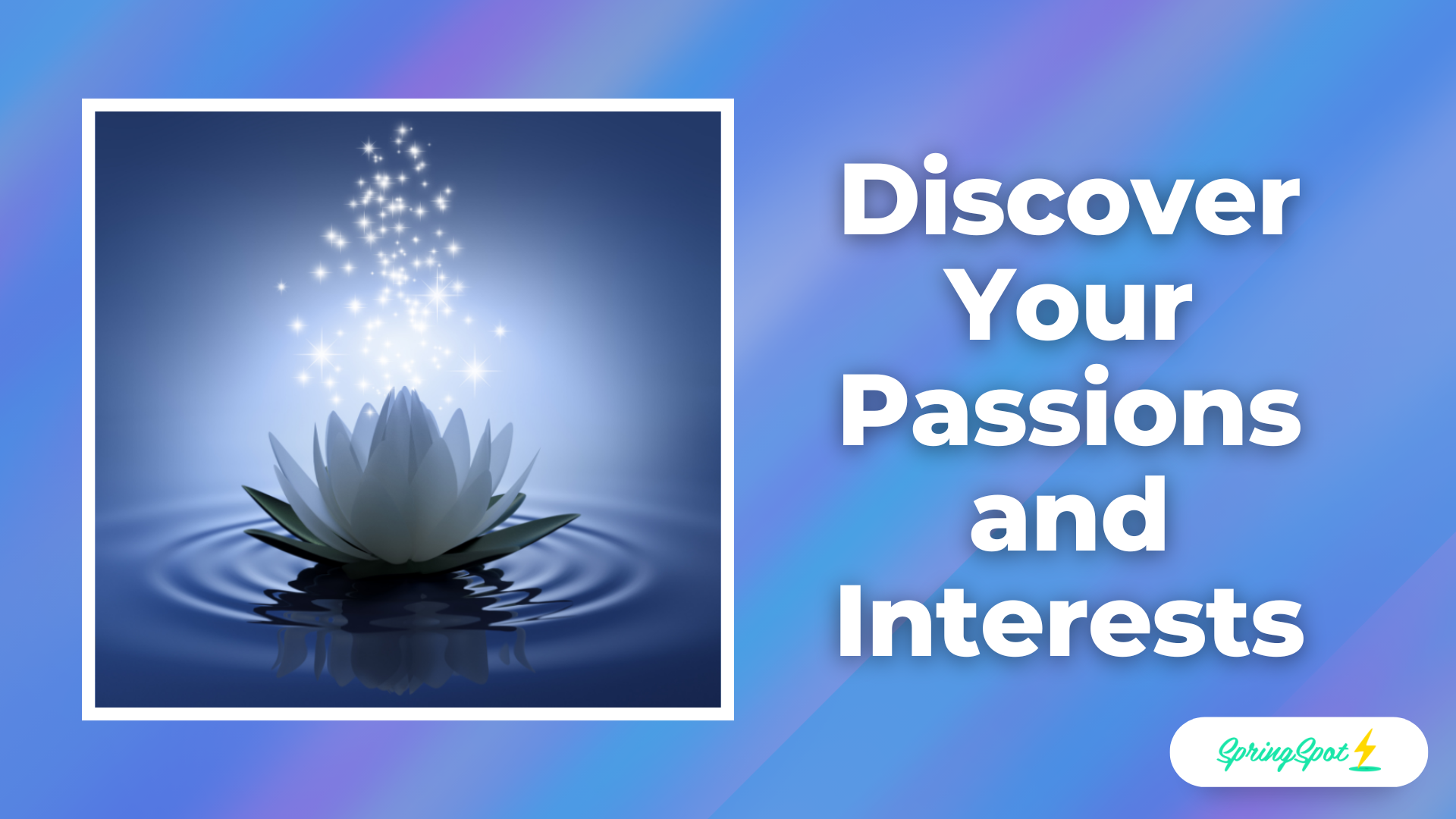 Discover Your Passions and Interests