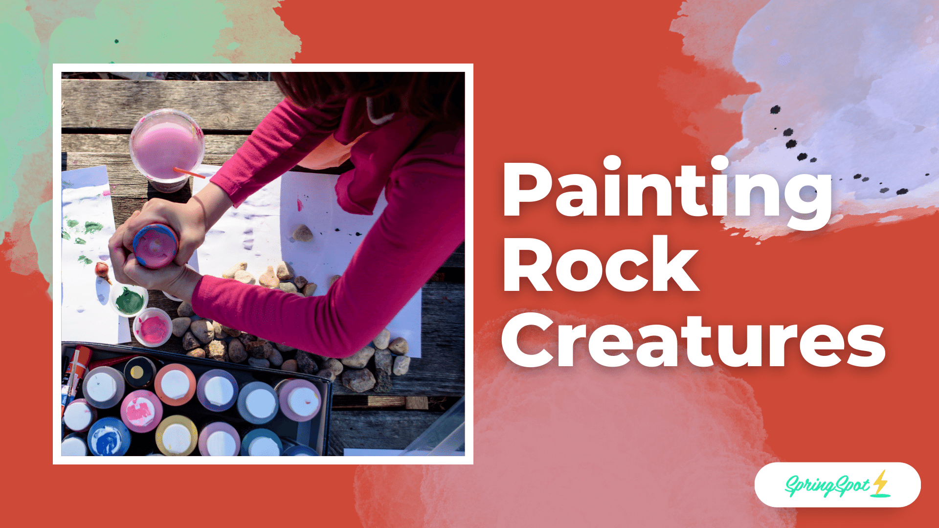 Painting Rock Creatures