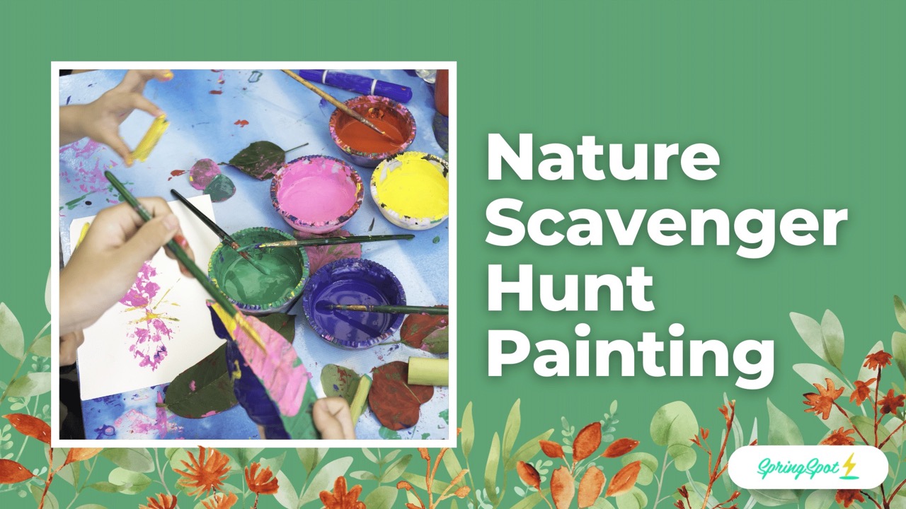 Nature Scavenger Hunt Painting