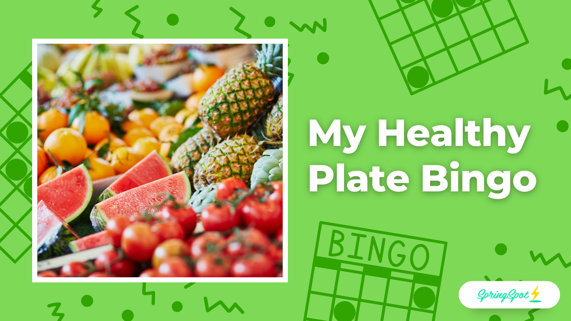 My Healthy Plate Bingo