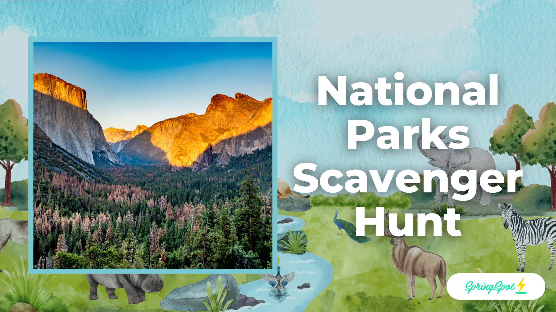 National Parks Scavenger Hunt