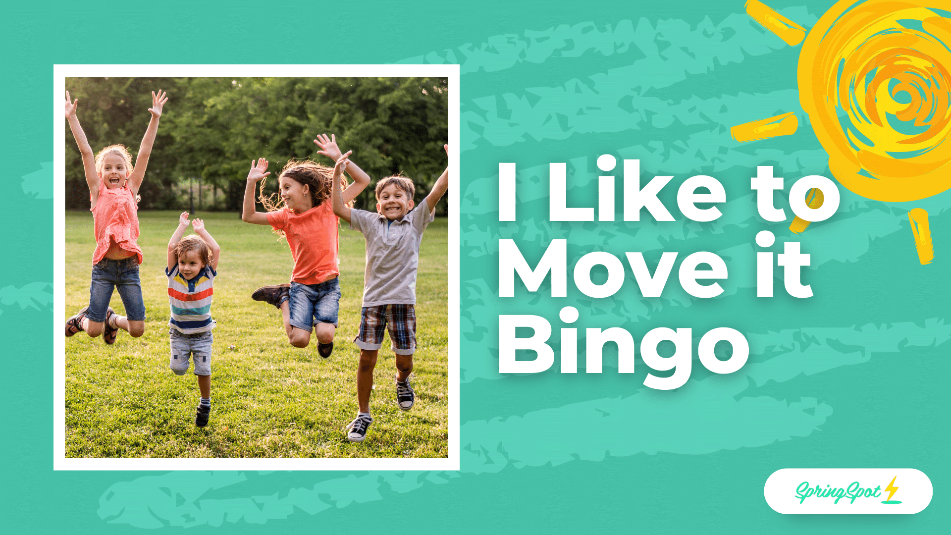 I Like to Move It Bingo