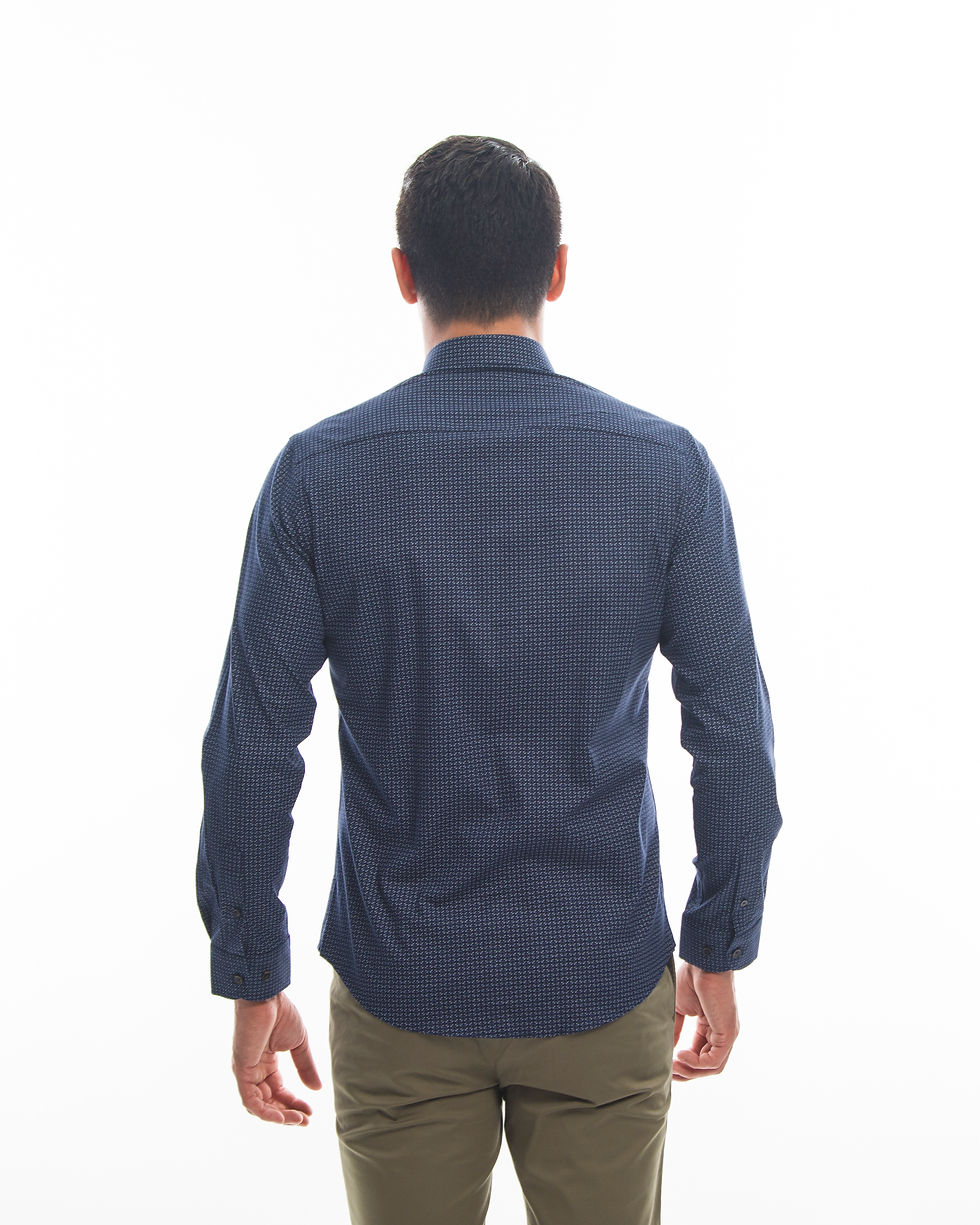 Küçük resim: Slim Fit Gomlek Mavi