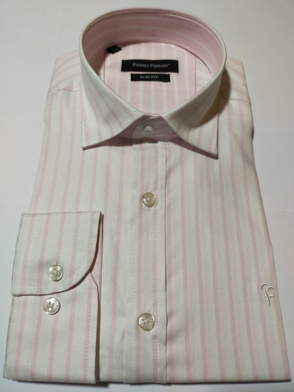 Küçük resim: Slim Fit Oxford Gömlek Çizgili