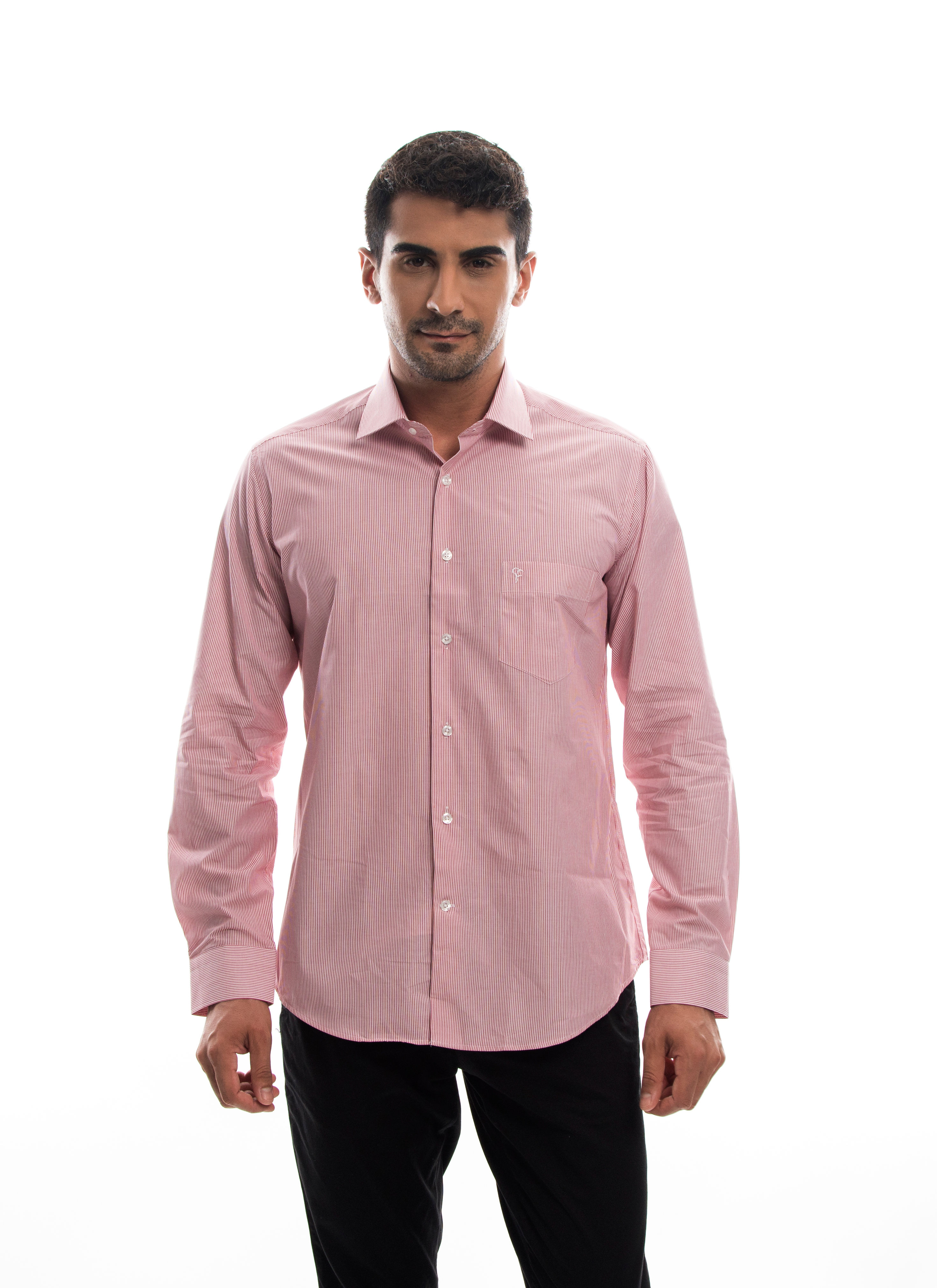 Red Striped Shirt Men
