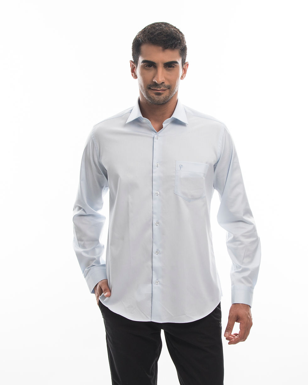 Men's Blue Shirt For Suit