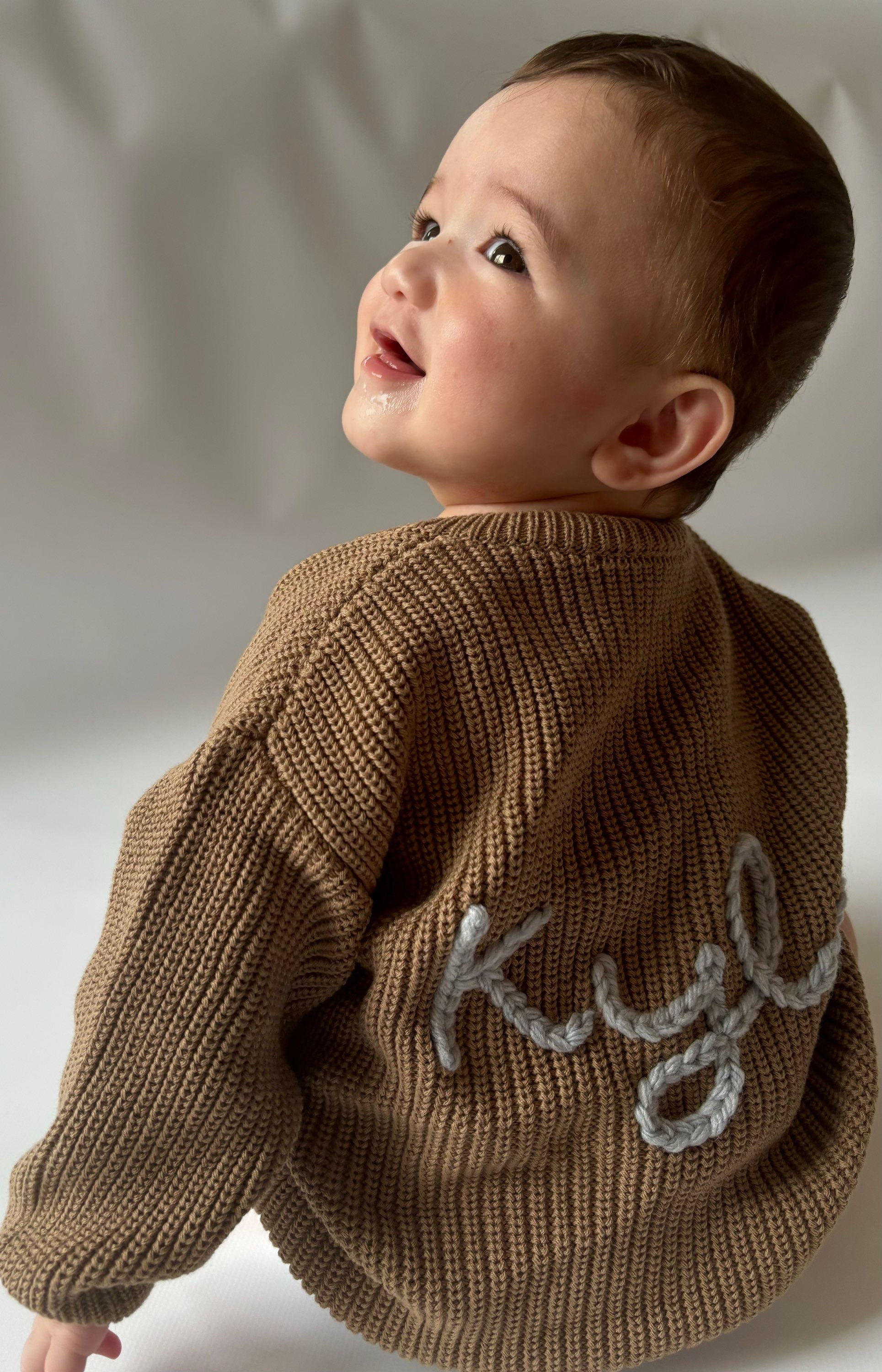 Custom name cardigan