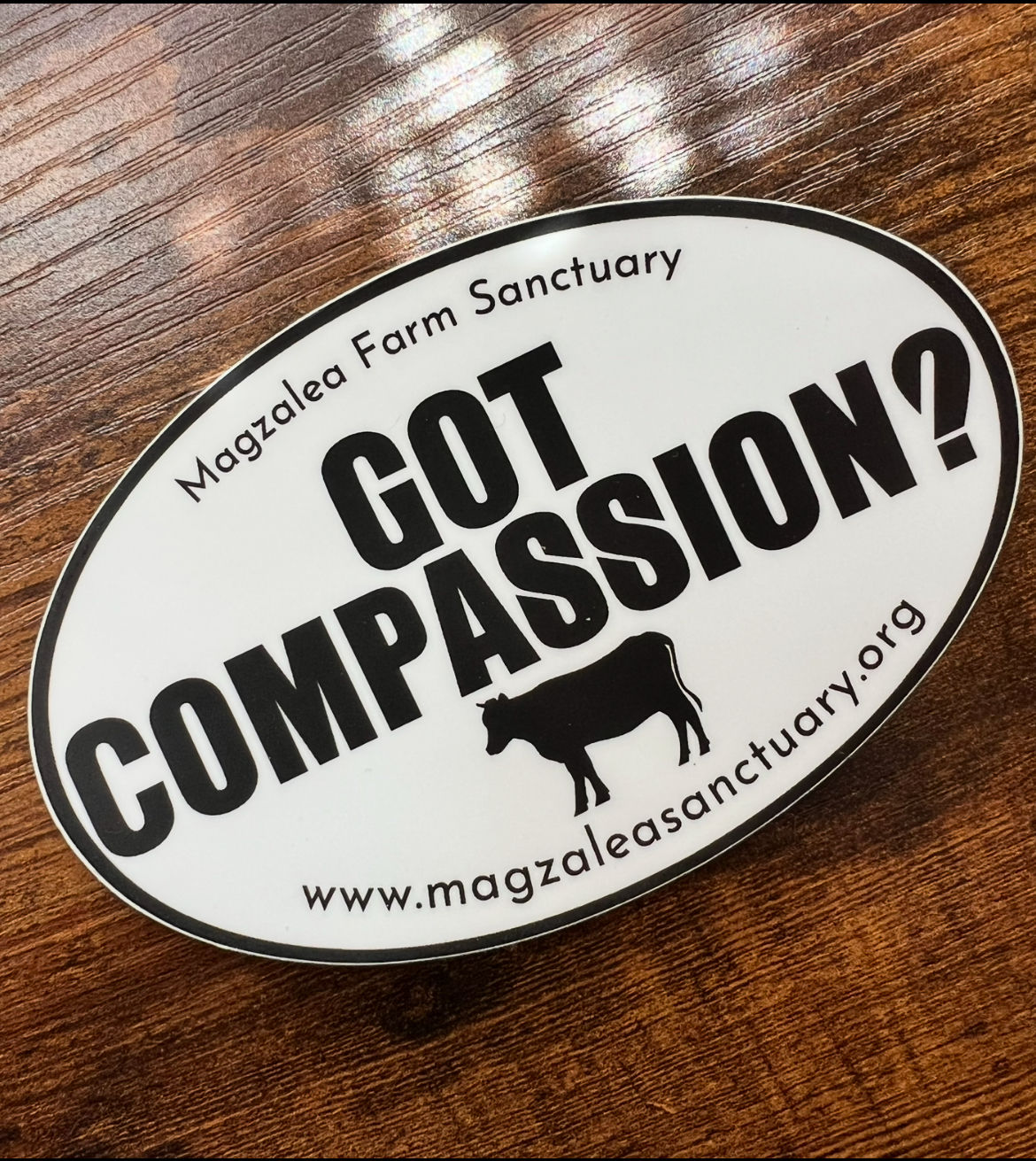 3x5” Magzalea “Got Compassion” Vinyl Sticker