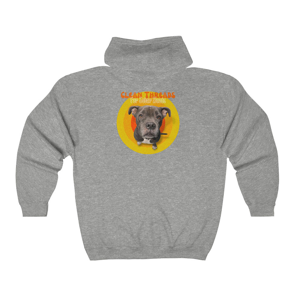 Thumbnail: Captain Waffles Retro Back Logo Zip Hoodie