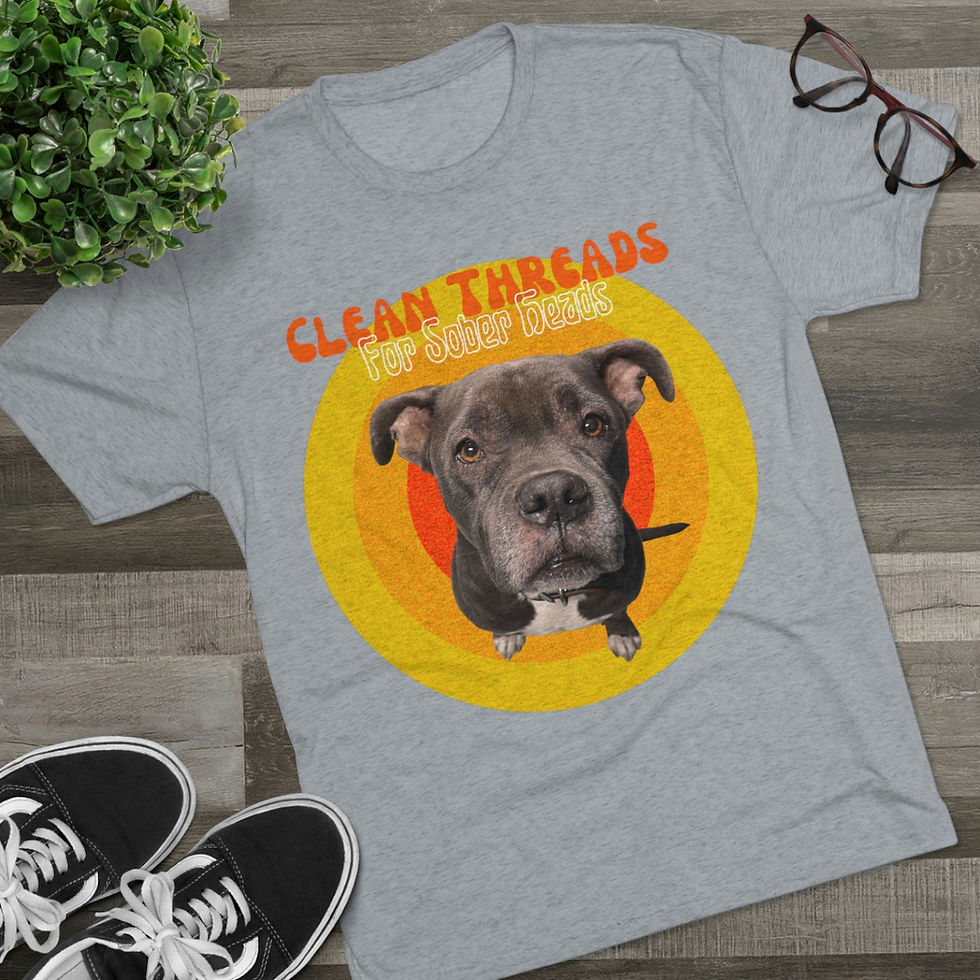 Thumbnail: Captain Waffles Retro Men's TriBlend Crew Tee