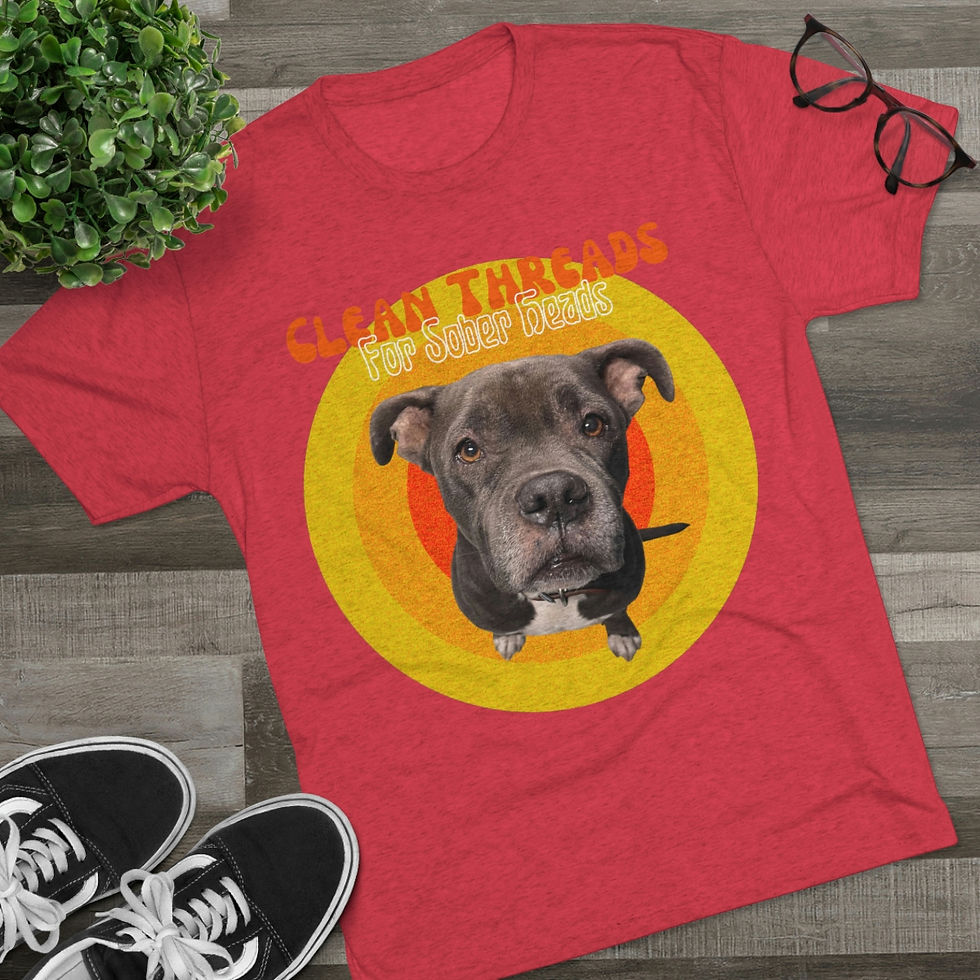 Thumbnail: Captain Waffles Retro Men's TriBlend Crew Tee