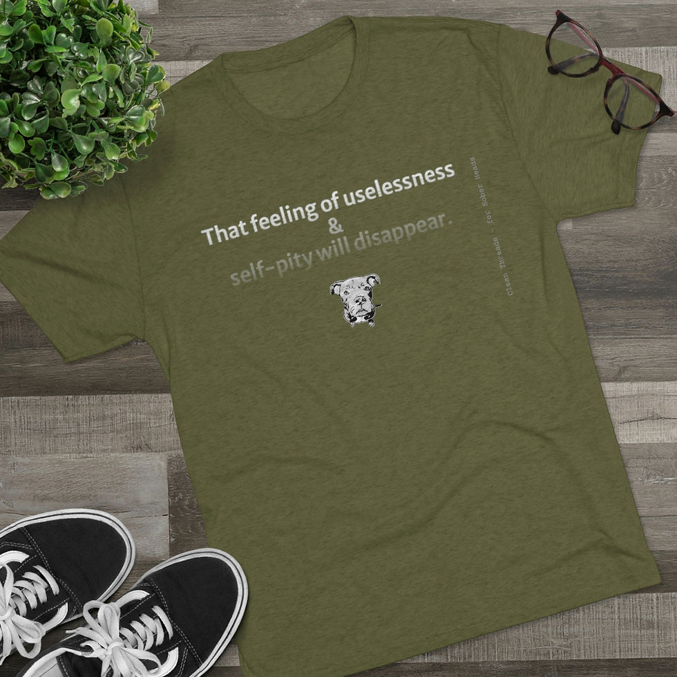 Thumbnail: “That feeling of…” - Men's TriBlend Crew Tee