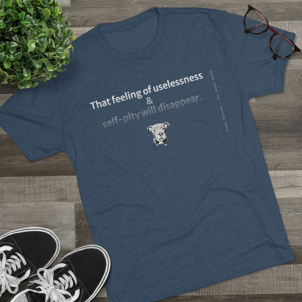 Thumbnail: “That feeling of…” - Men's TriBlend Crew Tee