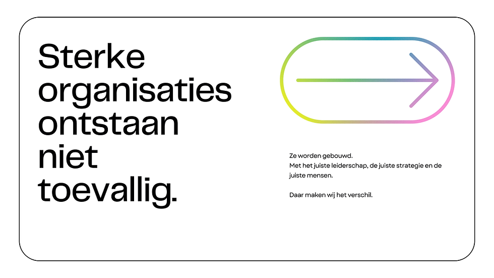 Sterke organisaties ontstaan niet toevallig. Zoek legal counsel en interim hr manager.
