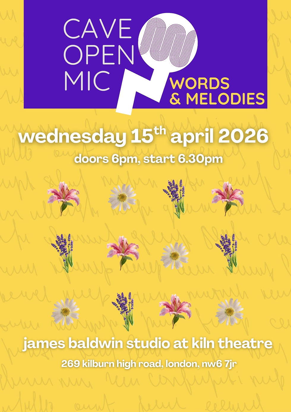 Cave Open Mic at KILN Theatre