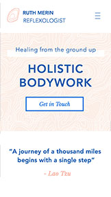 Bien-être website templates – Réflexologue