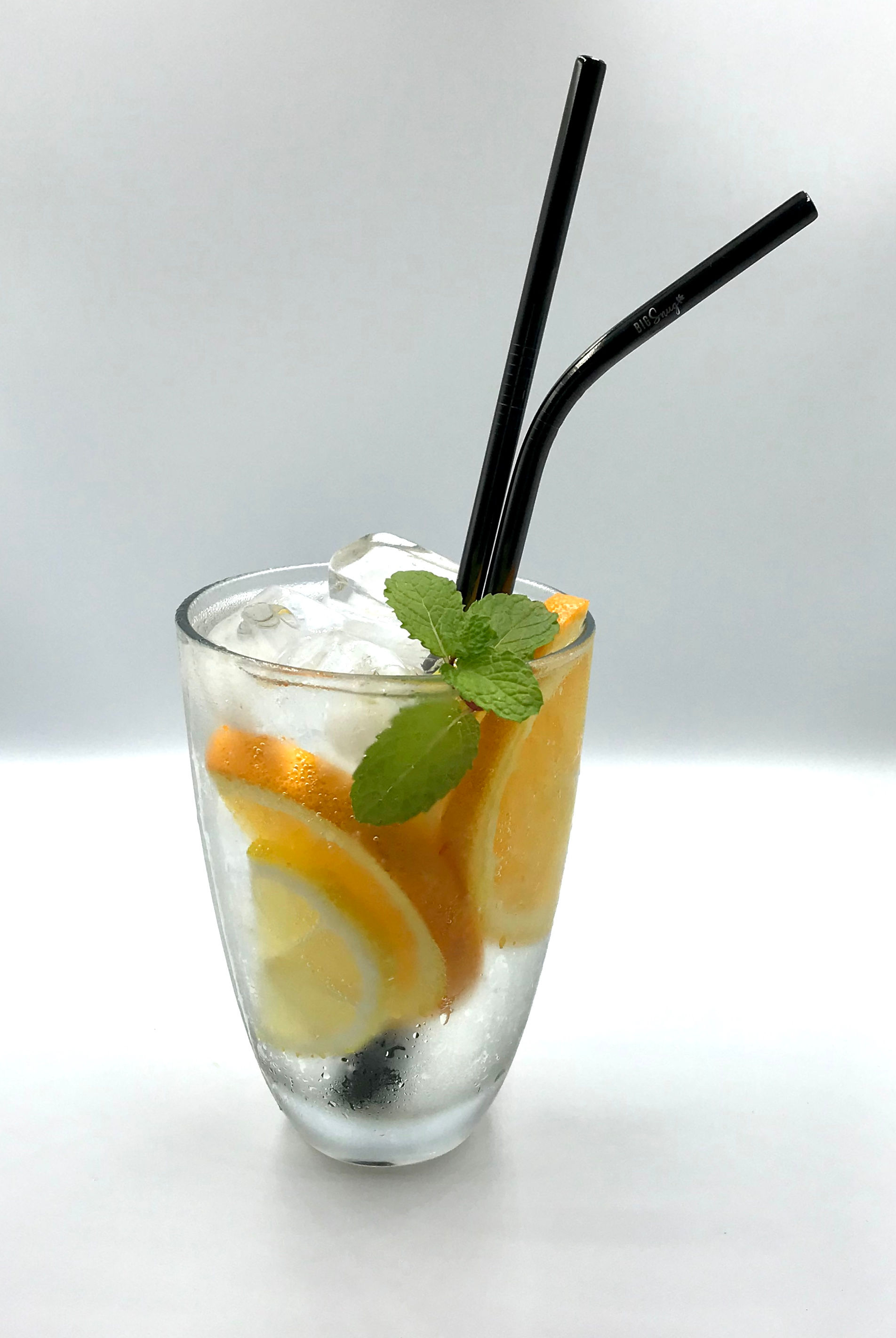 Stainless steel straw set- Black