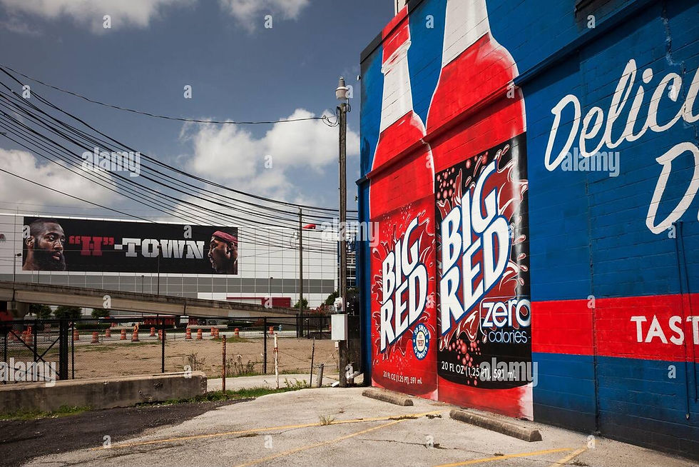 big red mural San Antonio