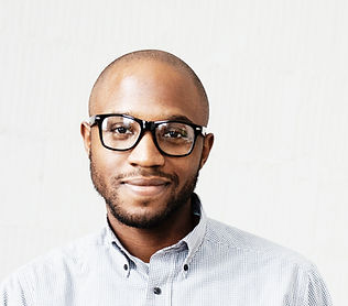 Man with Black Frame Glasses