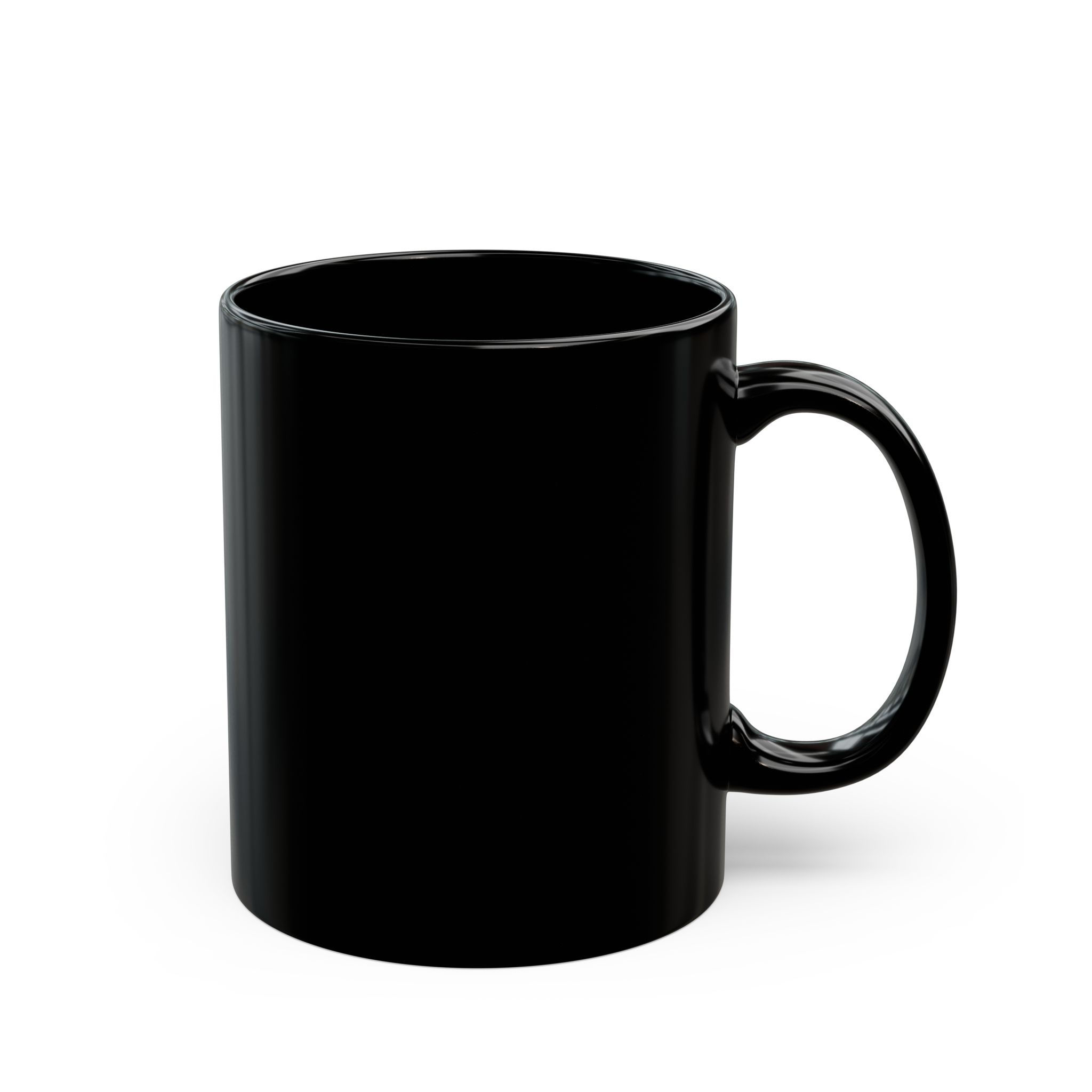 Black Rainbow Stripe Mug (11oz)