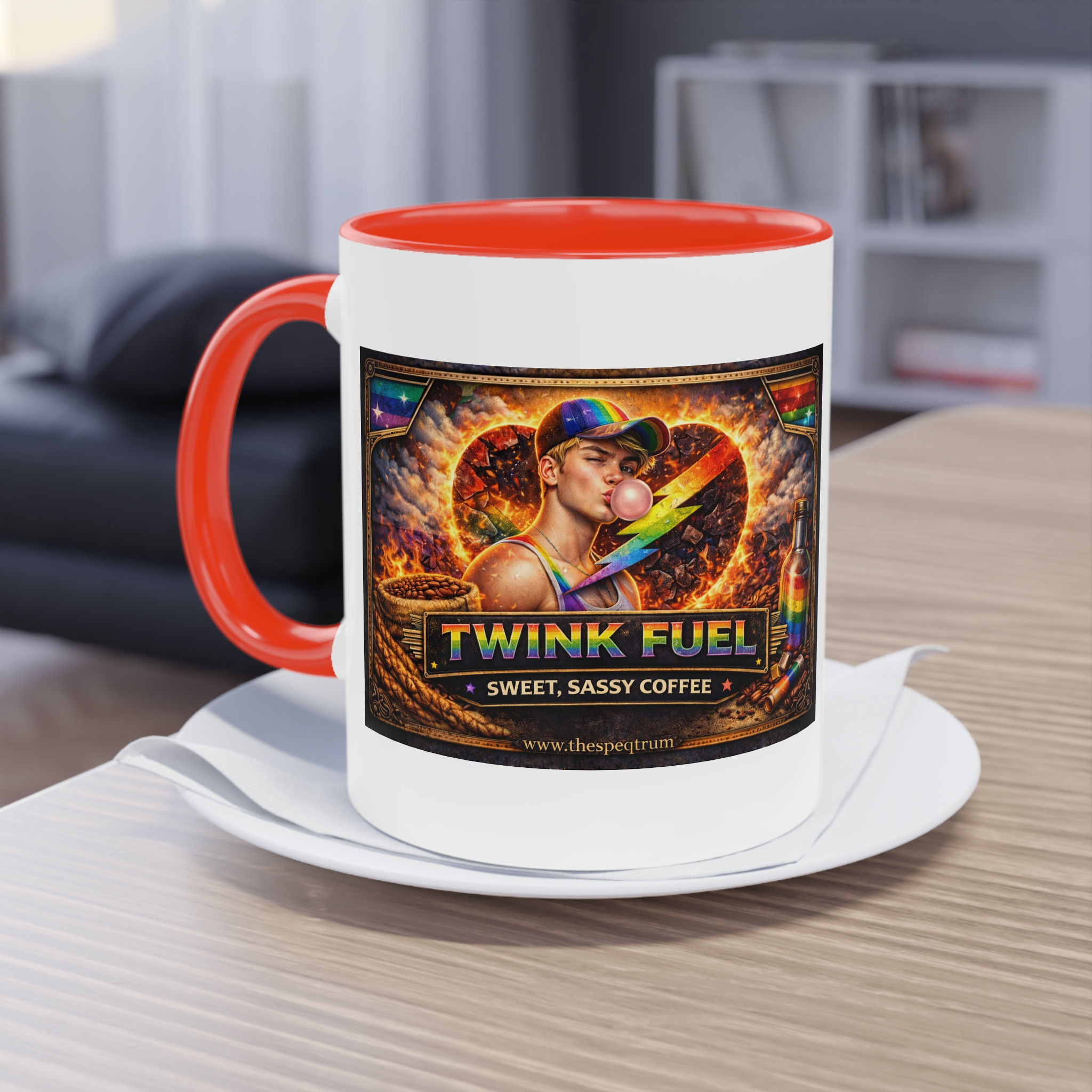 Twink Coffee Mug — Two-Tone 11oz Ceramic