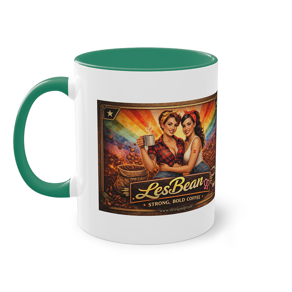 Thumbnail: LesBean Coffee Label Mug — 11oz