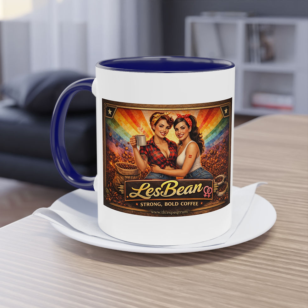 Thumbnail: LesBean Coffee Label Mug — 11oz