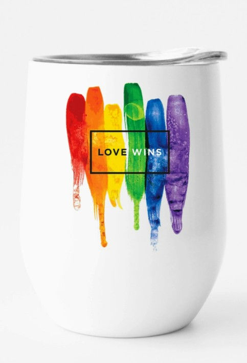 Love Wins Wine Tumbler