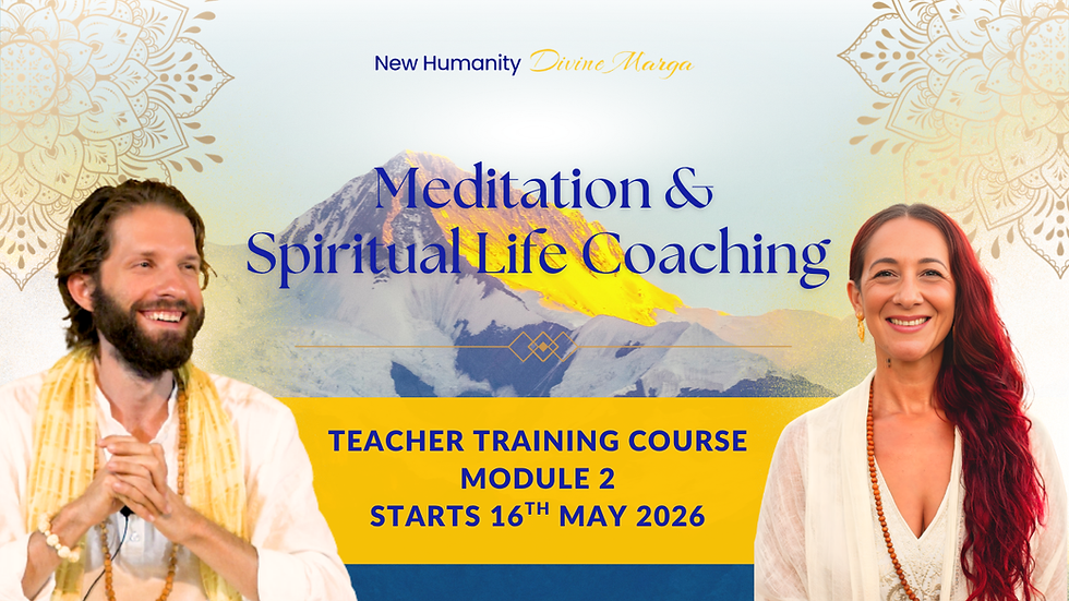 Meditation & Spiritual Life Coaching Teacher Training Course - Module 2