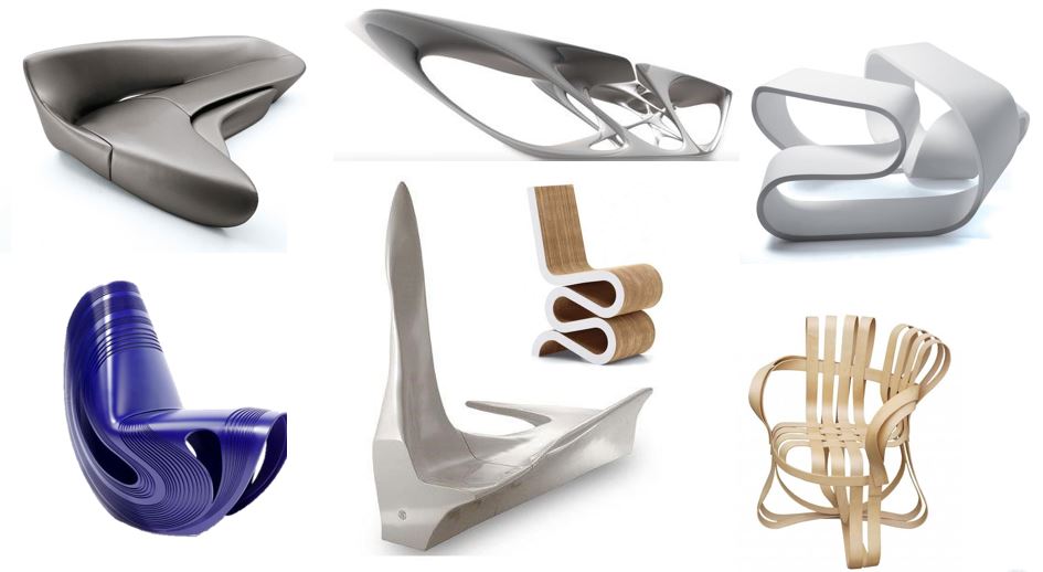 Resultado de imagen para mueble DECONSTRUCTIVISTA