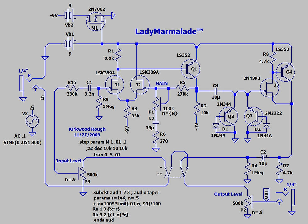 JFET Design Spotlight: Crafting the Perfect Bass Overdrive